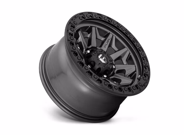 D716 Covert Matte GUN Metal Black FUEL 15x8 / 6x139,7 ET-19