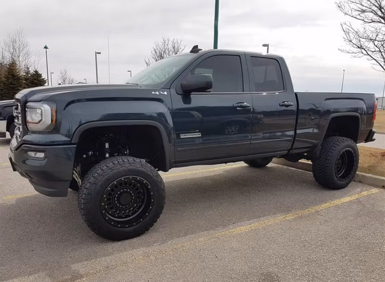 XD136 Panzer Satin Black 17x9 ET-12