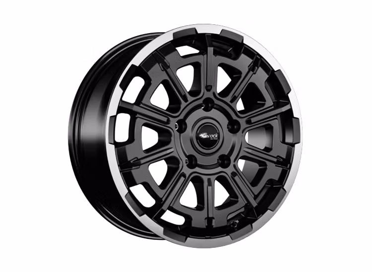 Brock B45 Svart glans 18×7.5 ET53 5/118 5/130