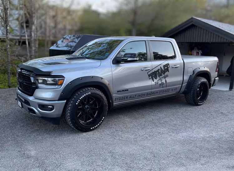 Skärmbreddare Pocket Style 50mm/76mm Dodge Ram 1500 2019+