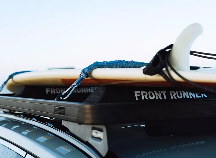 Modellanpassade korta elastiska spännband grå 2st Front Runner