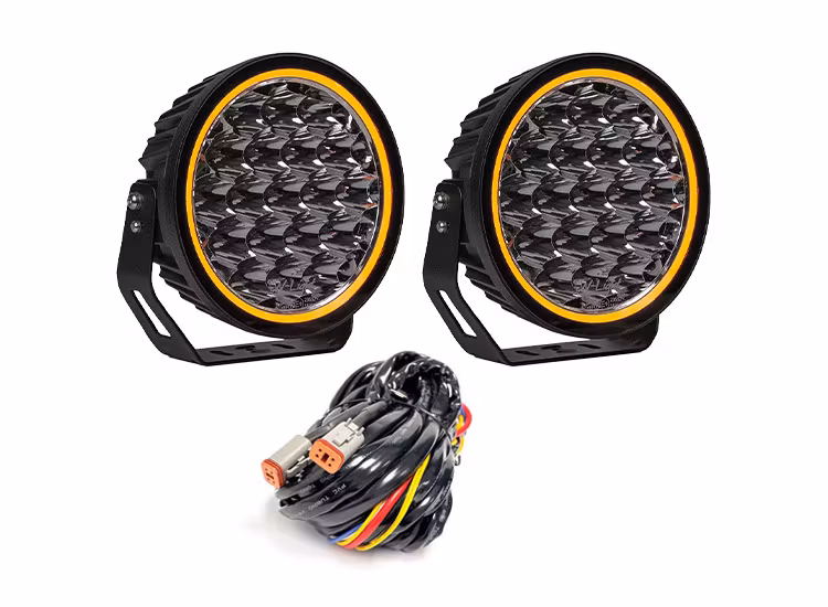2-Pack W9 Phoenix XTREME LED extraljus med kabelsats