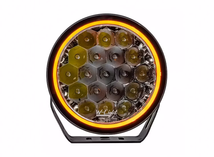 3-Pack W9 Phoenix XTREME LED extraljus med kabelsats