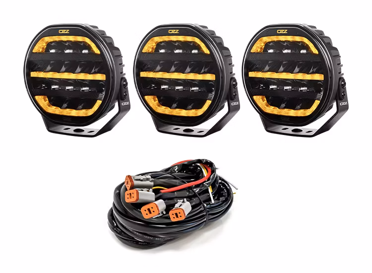 3-Pack OZZ XR2 P7 tum LED extraljus