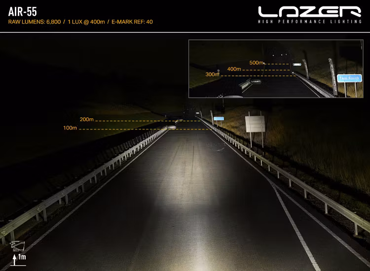 Lazer Air 55 LED-ljusramp