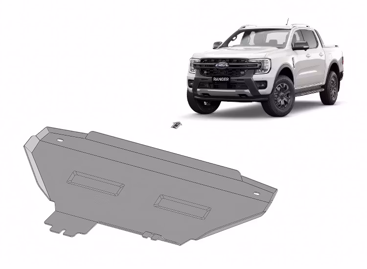 Underkörningsskydd Kylare VW Amarok 2023+