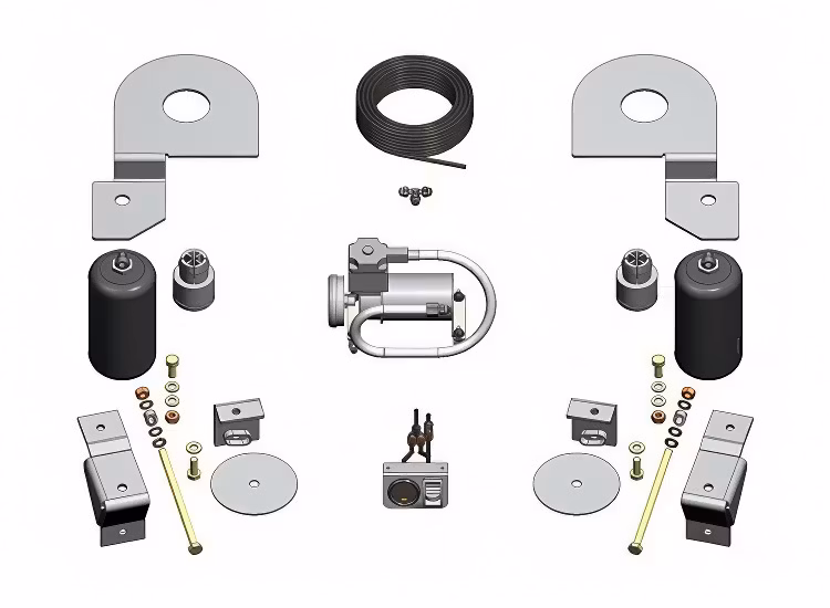 Luftfjädring inkl. kompressor VW T5 / T6 / T6.1