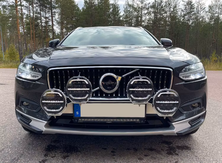 4-Pack OZZ XR2 P9 tum LED extraljus med kabelsats