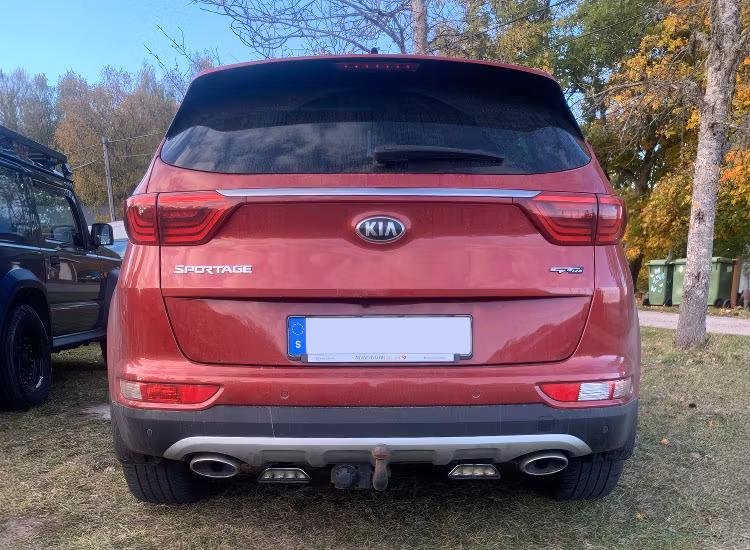 OZZ WR1 Backljus med ECE R23-certifiering