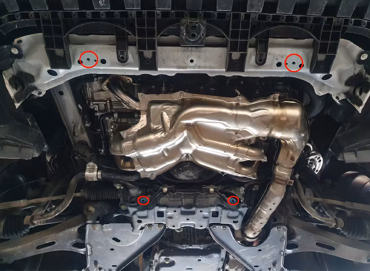 Underkörningsskydd motor/kylare Subaru XV / Forester 5 2018+