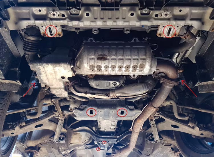 Underkörningsskydd Motor/Kylare Subaru Forester 4 2014-2018