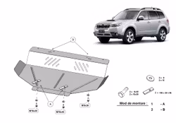 Underkörningsskydd Motor / Kylare Subaru Forester 3 2008-2013