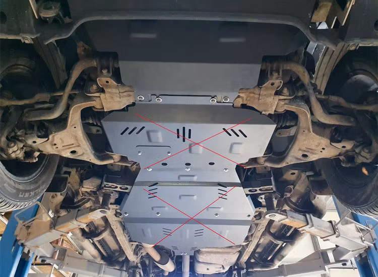 Underkörningsskydd Kylare Alaskan 2017+ / Navara 15-21 / X-Classe 17-20