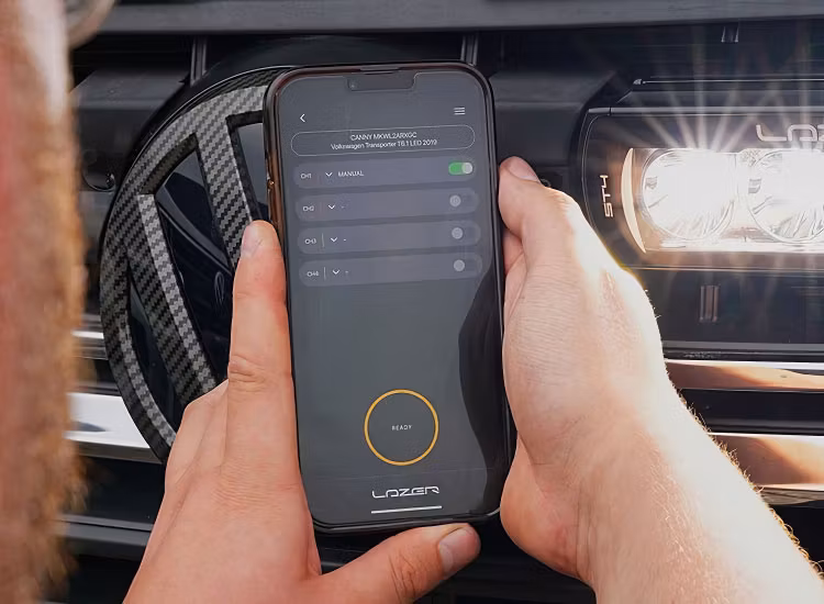 Lazer Canny CAN-gränssnitt för extraljus