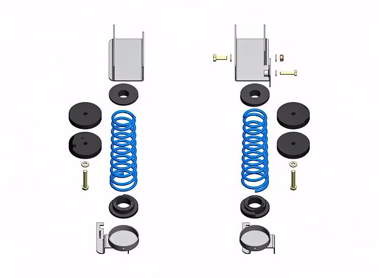 Hjälpfjädring bak Ford Ranger 2023+