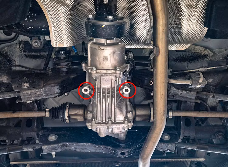 Underkörningsskydd Bakdifferential Aluminium Dacia Duster 4x4 2024+