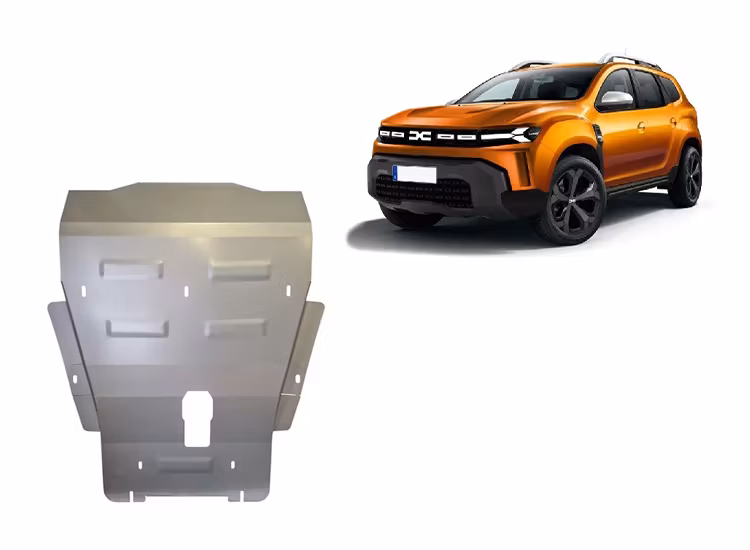 Underkörningsskydd 3mm Motor, Växellåda, Kylare Dacia Duster 4x4 2024+