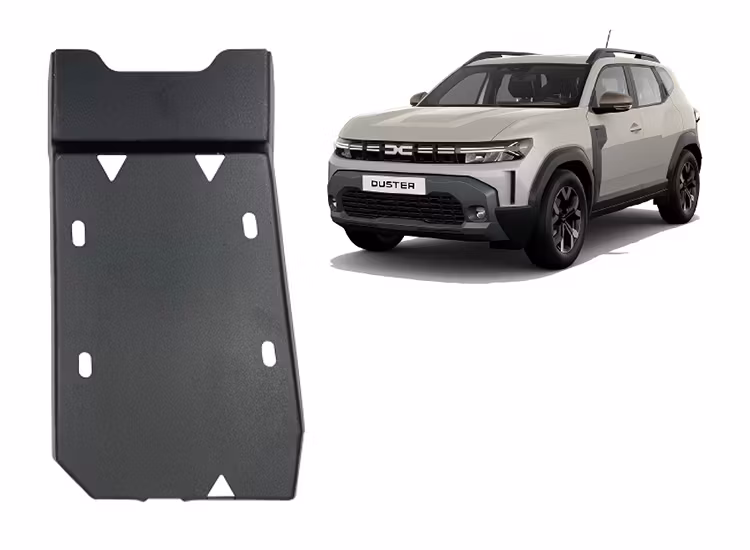Underkörningsskydd Bakdifferential 2mm stål Dacia Duster 4x4 2024+