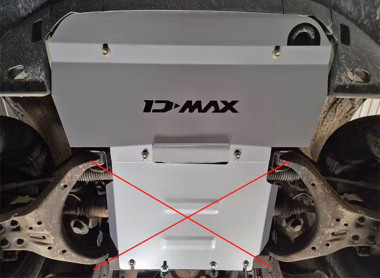 Underkörningsskydd 3mm Motor, Kylare Isuzu D-Max 2019+