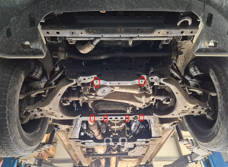 Underkörningsskydd 3mm för Motor Isuzu D-Max 2019+