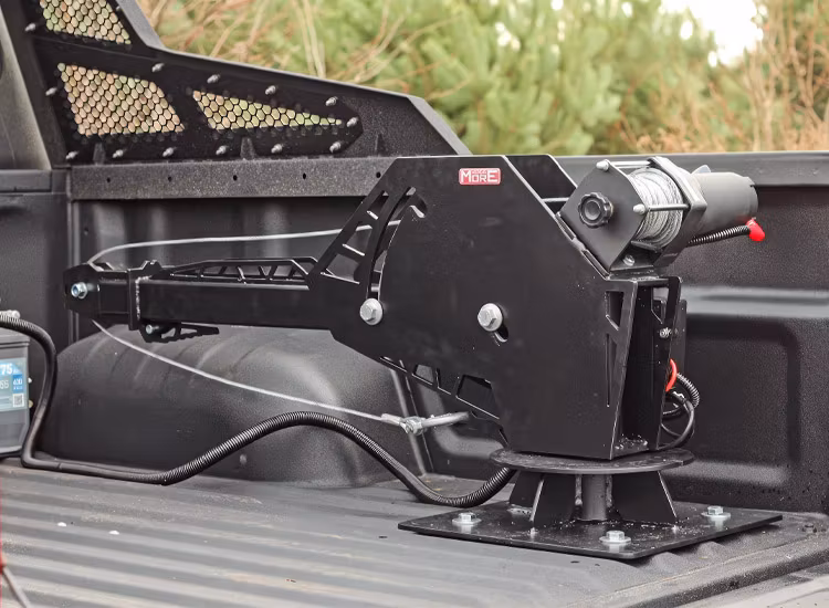 Kran för elektriska vinschar upp till 3000lbs montering på pickup