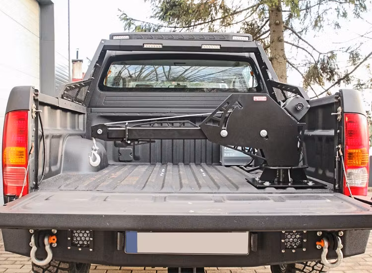 Kran för elektriska vinschar upp till 3000lbs montering på pickup