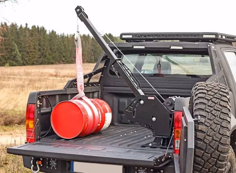 Kran för elektriska vinschar upp till 3000lbs montering på pickup