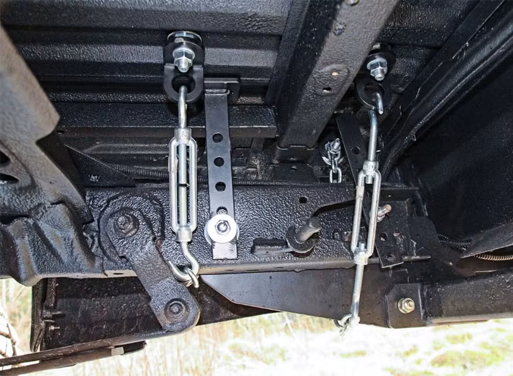 Kran för elektriska vinschar upp till 3000lbs montering på pickup