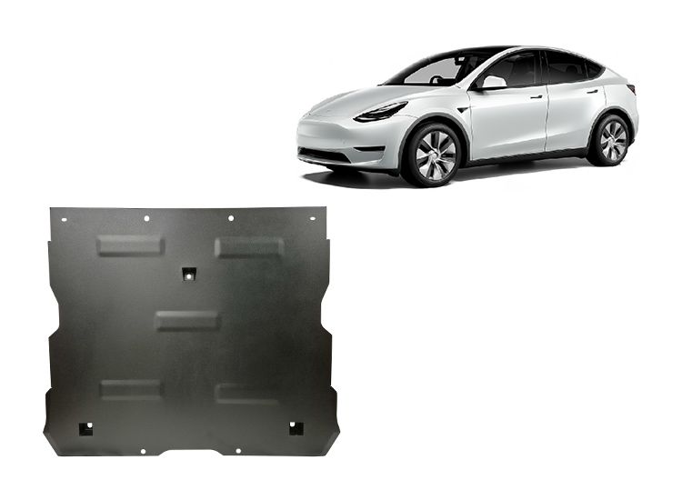 Underkörningsskydd främre elmotor Tesla Model Y 2020-2024