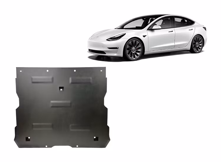 Underkörningsskydd främre elmotor Tesla Model 3 2017-2024