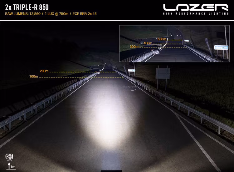 Extraljuskit Lazer Triple-R 850 Ford Ranger Limited 2023+