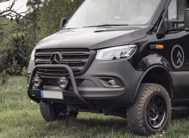 Frontbåge Misutonida 63mm ECE-Godkänd Mercedes Sprinter 2018+