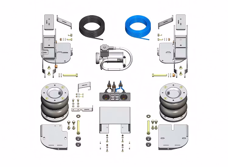 Luftfjädring inkl. kompressor Sprinter / Crafter 5,0T