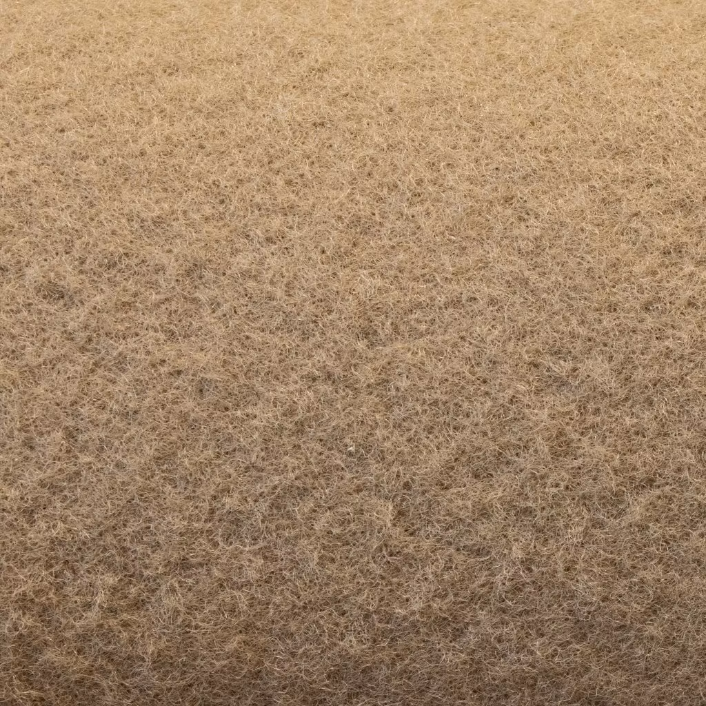 Provbitar av filtmatta 10x10cm