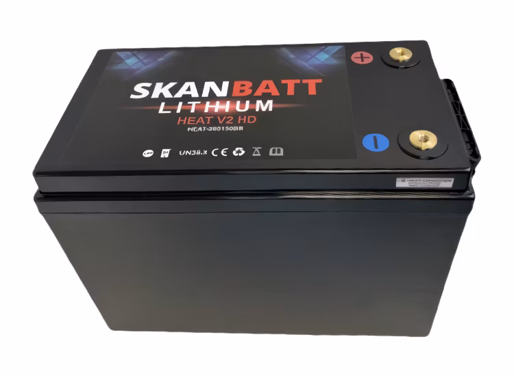 Skanbatt V2 Litium HEAT Batteri 12V 280AH Bluetooth