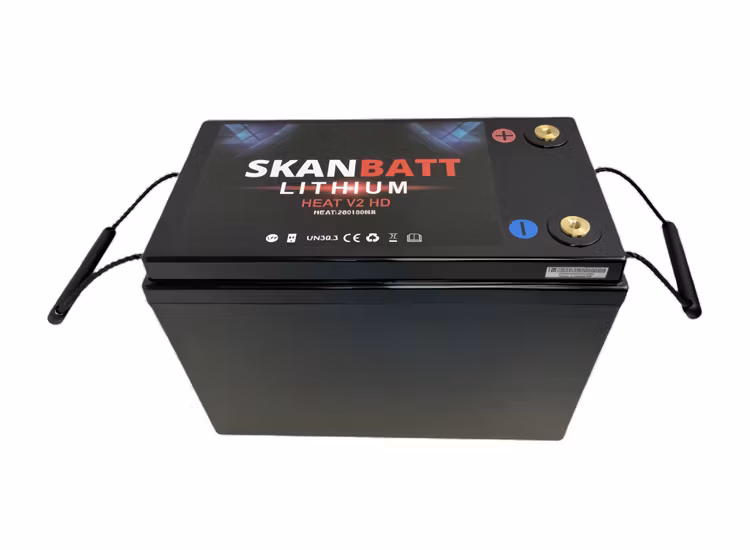 Skanbatt V2 Litium HEAT Batteri 12V 280AH Bluetooth
