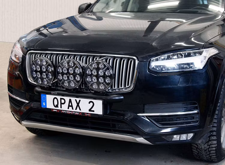 Q-light extraljusbåge rak 3st lampor Volvo XC90 2015+