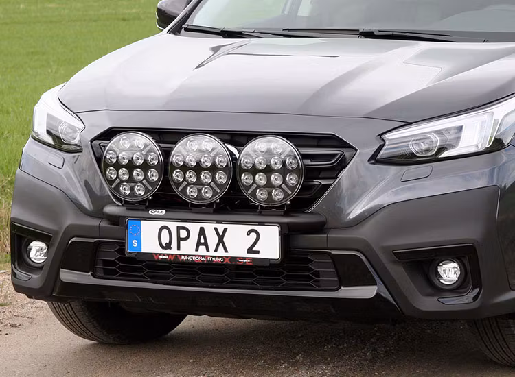 Q-light extraljusbåge rak 3st lampor Subaru Outback 2021+