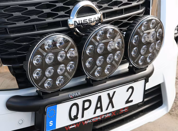 Q-light extraljusbåge rak Nissan Primastar 2022+