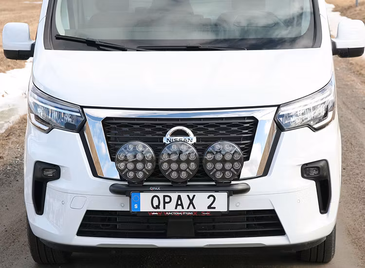 Q-light extraljusbåge rak Nissan Primastar 2022+