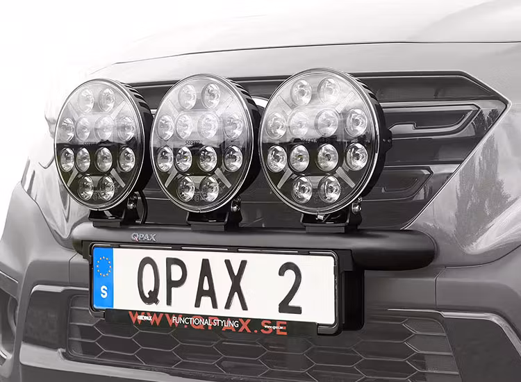 Q-light extraljusbåge rak Volvo S60/V60/CC 2019+