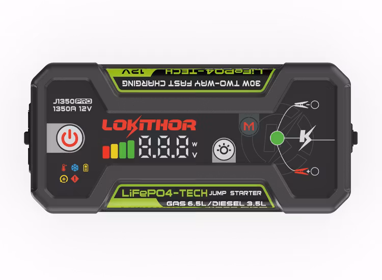 Startbooster / Starthjälp Lokithor J1350 PRO med ConnectMax