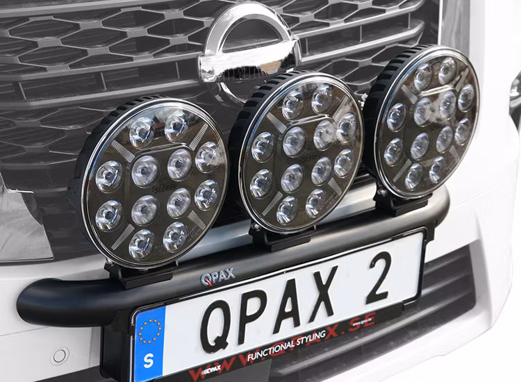 Q-light extraljusbåge rak Opel Vivaro 2015-2019