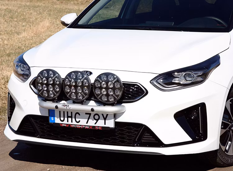 Q-light extraljusbåge rak Kia Ceed 2020+