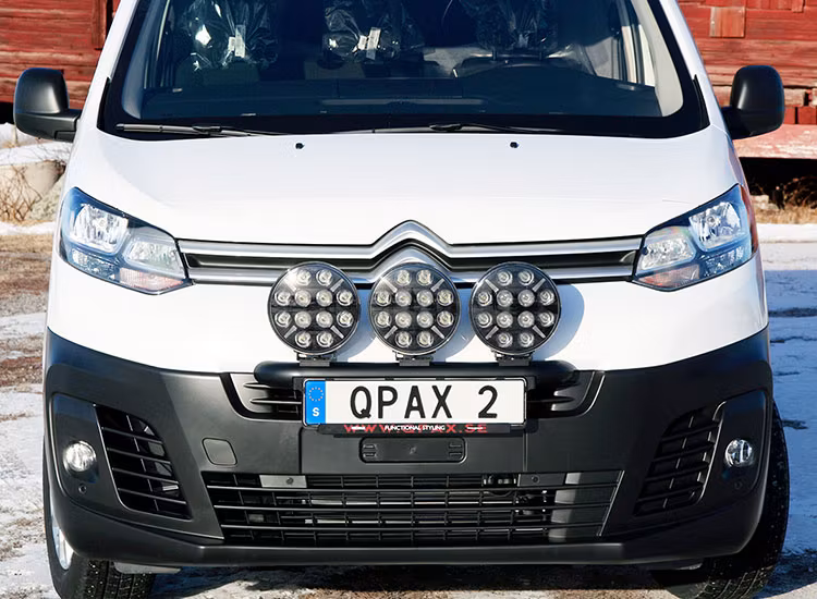 Q-light extraljusbåge rak Citroën Jumpy 2016+