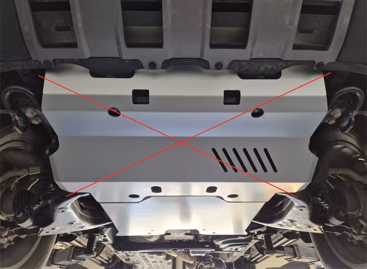 Hasplåt för motorn till Toyota Landcruiser 250 2024+