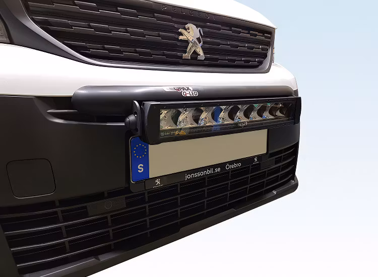 Q-light extraljusbåge LED-ramp Peugeot Partner 2019+