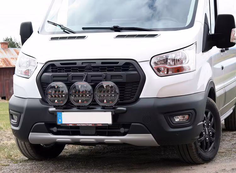 Q-light extraljusbåge rak Ford Transit 2020+