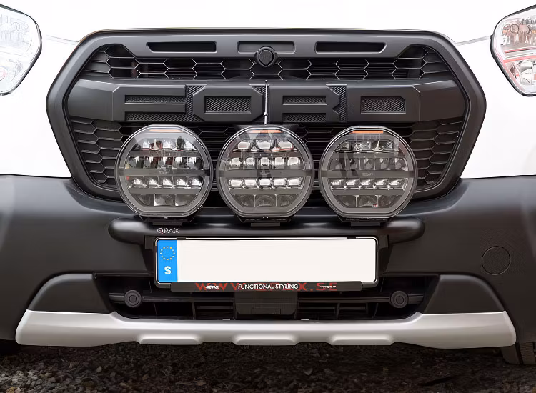Q-light extraljusbåge rak Ford Transit 2020+
