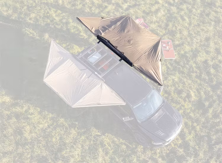 Utdragbar fristående markis 180° OFD 2,3m